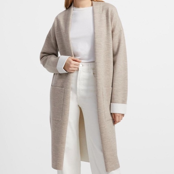 theory sweater coat